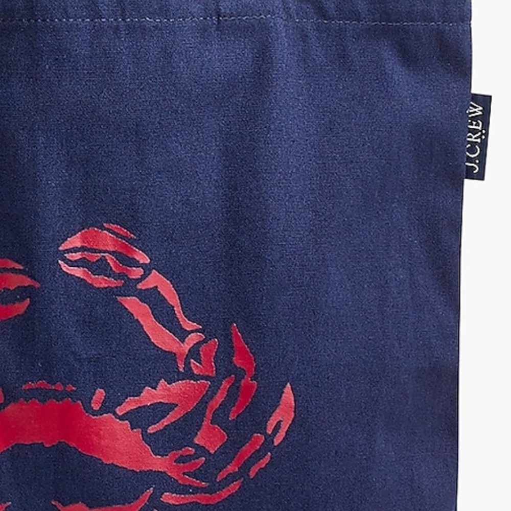 J. Crew CRAB Reusable Everyday Tote Bag - Picture 2 of 3